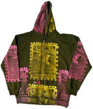 Load image into Gallery viewer, Hello Friend Zip Up Hoodie (Size Large)
