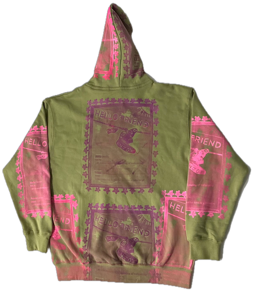 Hello Friend Zip Up Hoodie (Size XL)