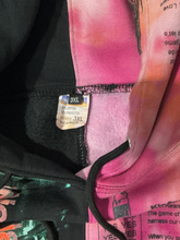 Load image into Gallery viewer, Words Hold Power Split Color Ice Dye Hoodie (Size 3XL)
