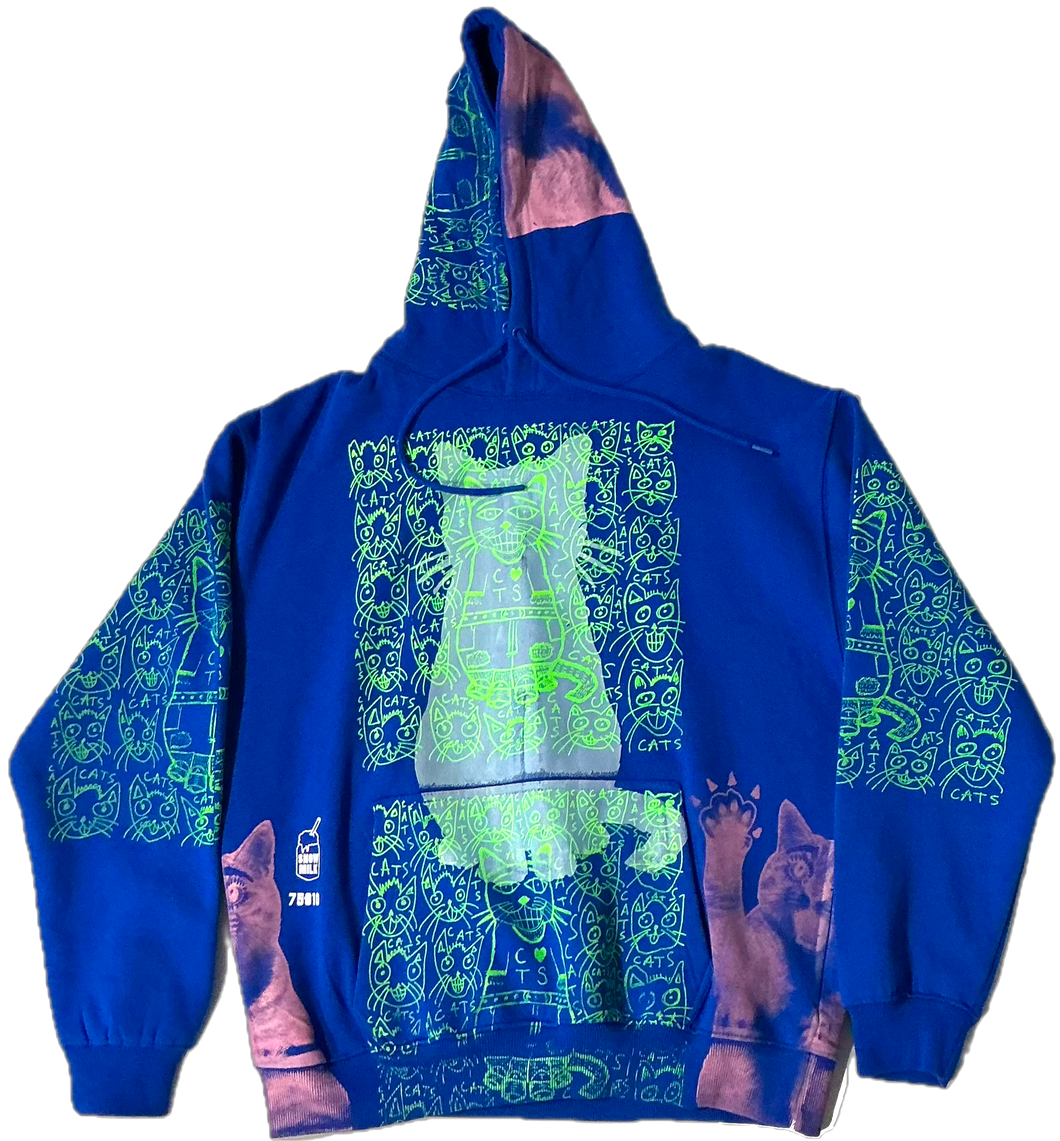 Cats and Dogs Hoodie (Size Large)