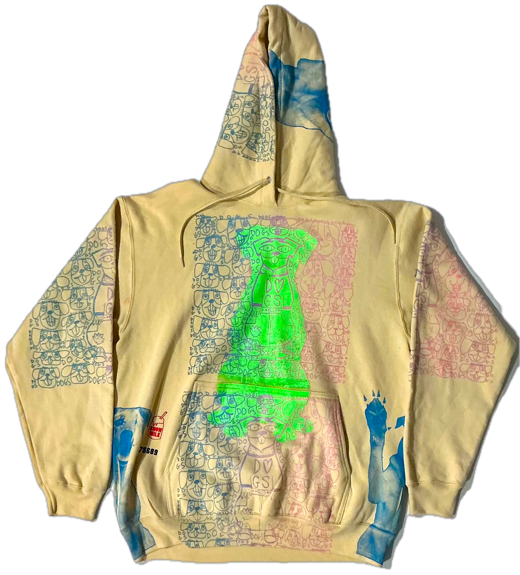 Cats and Dogs Hoodie (Size Large)