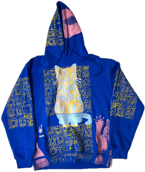Cats and Dogs Hoodie (Size Large)