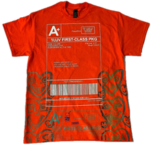 Load image into Gallery viewer, Positive Shipping Label Tee (Size Medium)
