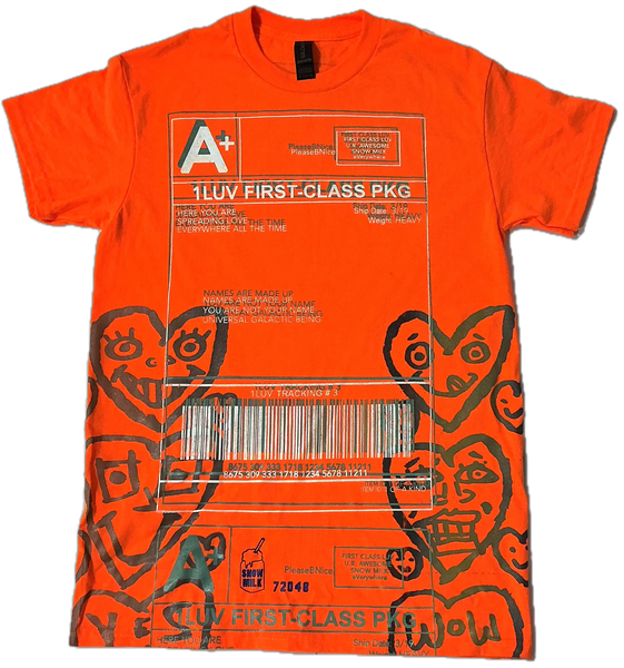 Positive Shipping Label Tee (Size Small)