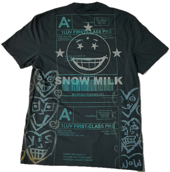 Positive Shipping Label Tee (Size Large)