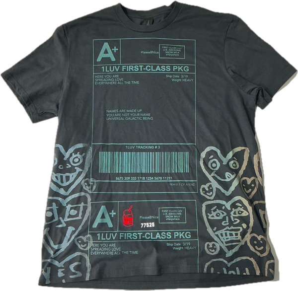 Positive Shipping Label Tee (Size XL)