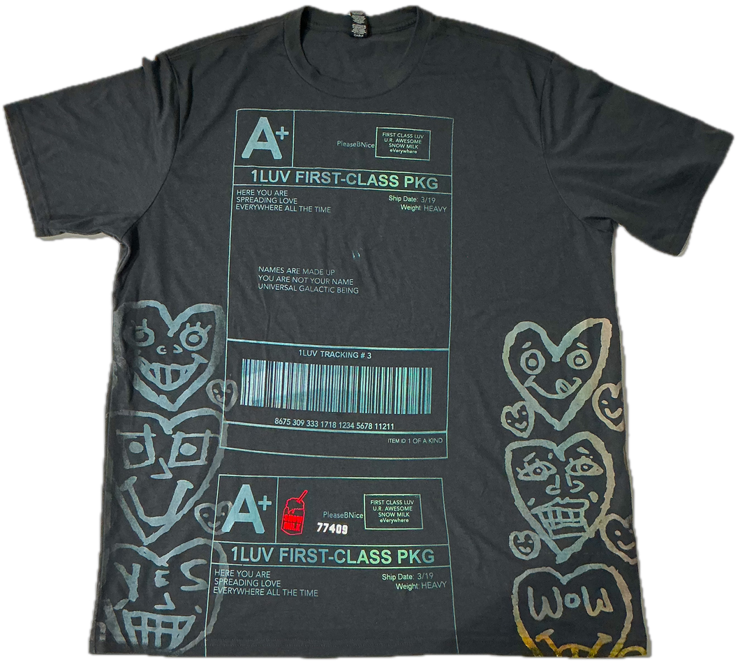 Positive Shipping Label Tee (Size 2XL)