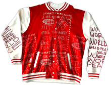 Load image into Gallery viewer, World Peace Varsity Jacket (Size 4XL)
