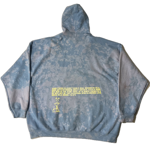 Snow Milk Classic Logo Bleached Hoodie (Size 3XL)