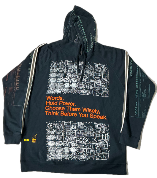 Words Hold Power Hoodie (Size 3XL)