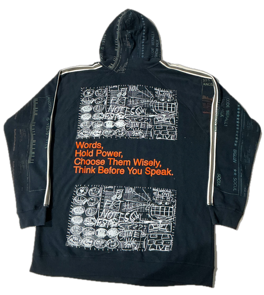 Words Hold Power Hoodie (Size 3XL)
