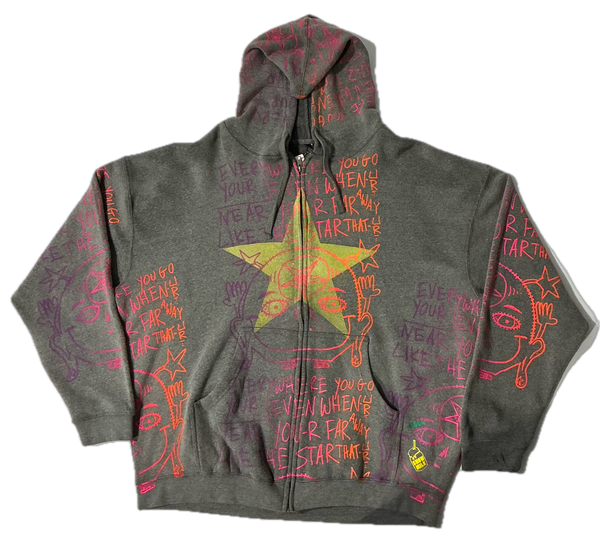 Star That You Are Zip Up Hoodie (Size 3XL)