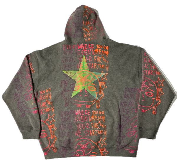 Star That You Are Zip Up Hoodie (Size 3XL)
