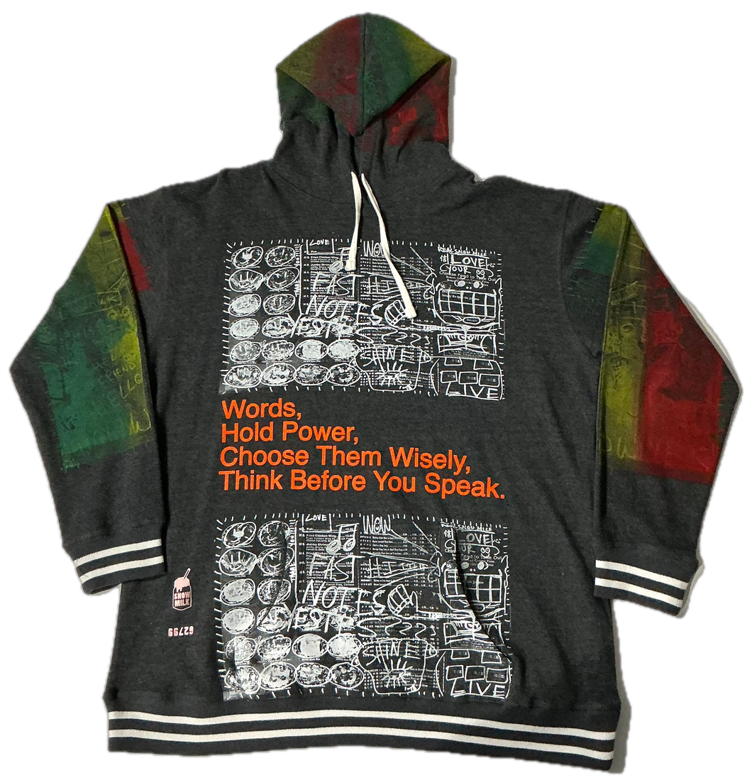 Words Hold Power Hoodie (Size 3XL)