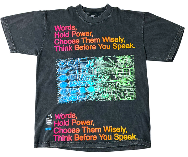 Words Hold Power 6.5oz Tee (Size Medium)