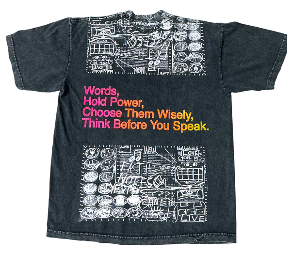 Words Hold Power 6.5oz Tee (Size Medium)