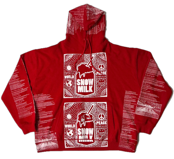 Optimism World Peace As A Way Of Life (The Wearable Album) Hoodie (Size 3XL)