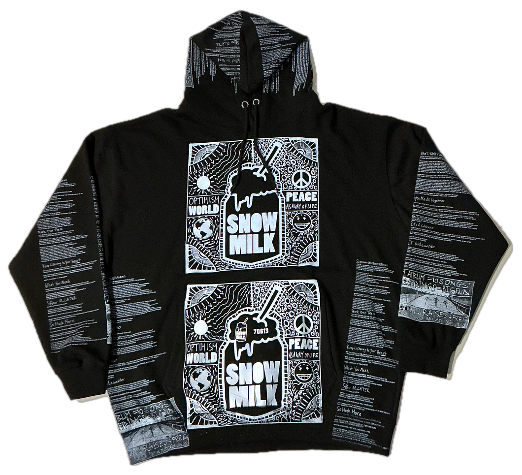 Optimism World Peace As A Way Of Life (The Wearable Album) Hoodie (Size 2XL)