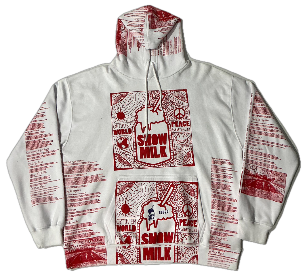 Optimism World Peace As A Way Of Life (The Wearable Album) Hoodie (Size 2XL)