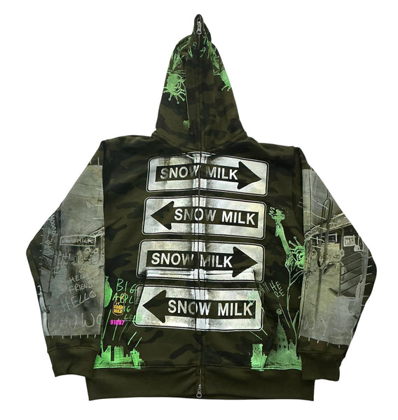 Won Way Zip Up Hoodie (Size Small)