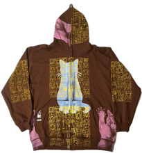 Load image into Gallery viewer, Cats and Dogs Zip Up Hoodie (Size 2XL)
