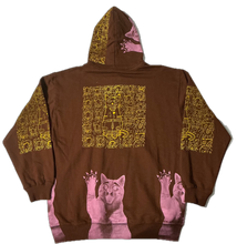 Load image into Gallery viewer, Cats and Dogs Zip Up Hoodie (Size 2XL)
