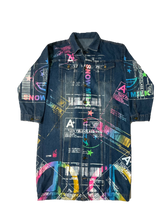 Load image into Gallery viewer, Positive Shipping Label Denim Overcoat (Size Large)
