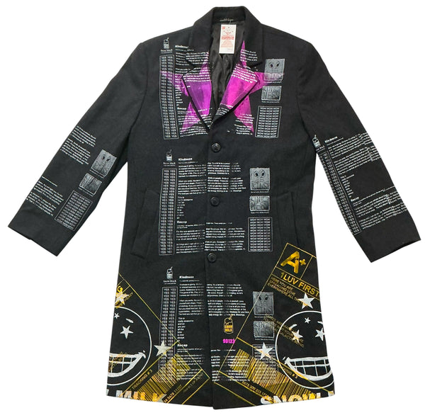 Positive Shipping Label Overcoat (Size 42R)