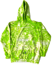 Load image into Gallery viewer, Positive Shipping Label Bleached Hoodie (Size 2XL)
