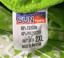 Load image into Gallery viewer, Positive Shipping Label Bleached Hoodie (Size 2XL)
