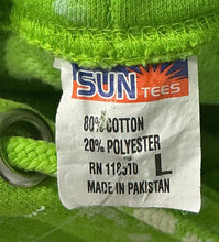 Load image into Gallery viewer, Positive Shipping Label Bleached Hoodie (Size Large)
