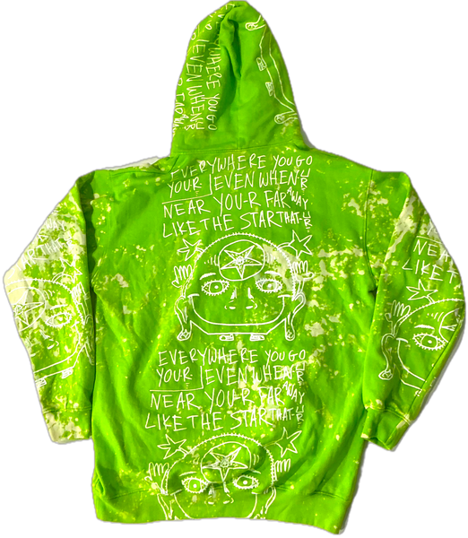 Star That You Are Bleached Hoodie (Size 2XL)