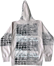 Load image into Gallery viewer, Words Hold Power Zip Up Hoodie (Size Small)
