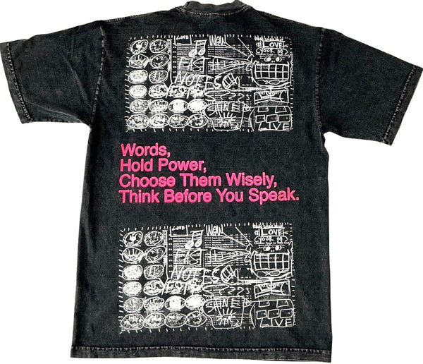 Words Hold Power 6.5oz Tee (Size Medium)