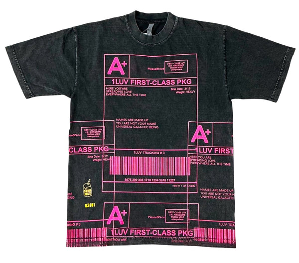 Positive Shipping Label 6.5oz Tee (Size Medium)