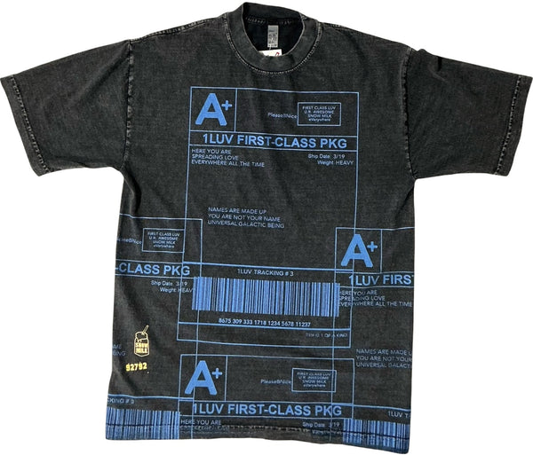 Positive Shipping Label 6.5oz Tee (Size Medium)