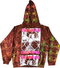 Load image into Gallery viewer, Stand Guard At The Gates Of Your Mind Bleached Hoodie (Size Large)
