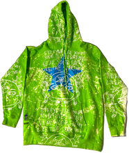 Load image into Gallery viewer, Star That You Are Bleached Hoodie (Size XL)
