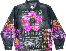 Load image into Gallery viewer, World Peace Jean Jacket (Size 2XL)
