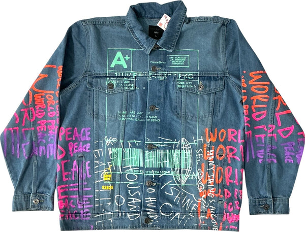 World Peace Jean Jacket (Size Large)