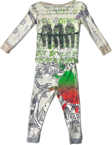 Enjoy Your Dreams Kids Sweatpants and Shirt (Size Kids T2)
