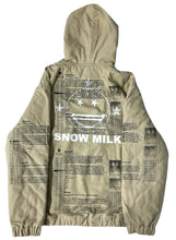 Load image into Gallery viewer, Snow Milk Kindness Sherpa Lined Hooded Jacket (Size XL)

