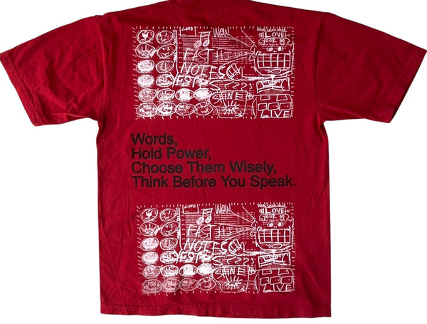 Words Hold Power 6.5oz Tee (Size Medium)