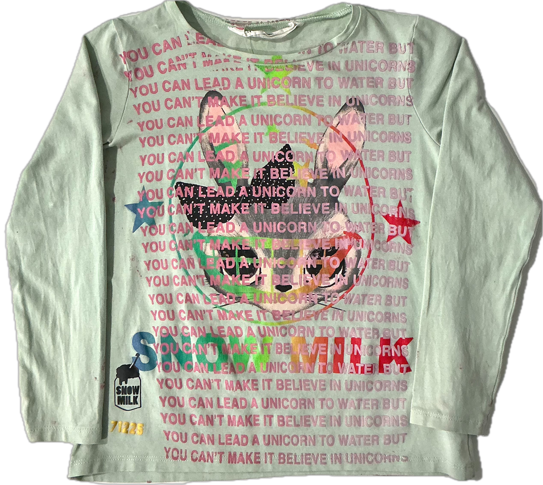 Snow Milk Kindness Kids Shirt (Size Kids 6x/7)