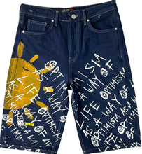 Load image into Gallery viewer, Optimism As A Way Of Life Jean Shorts (Size 30W)
