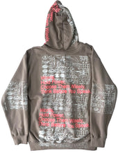 Load image into Gallery viewer, Words Hold Power Zip-Up Hoodie (Size Large)
