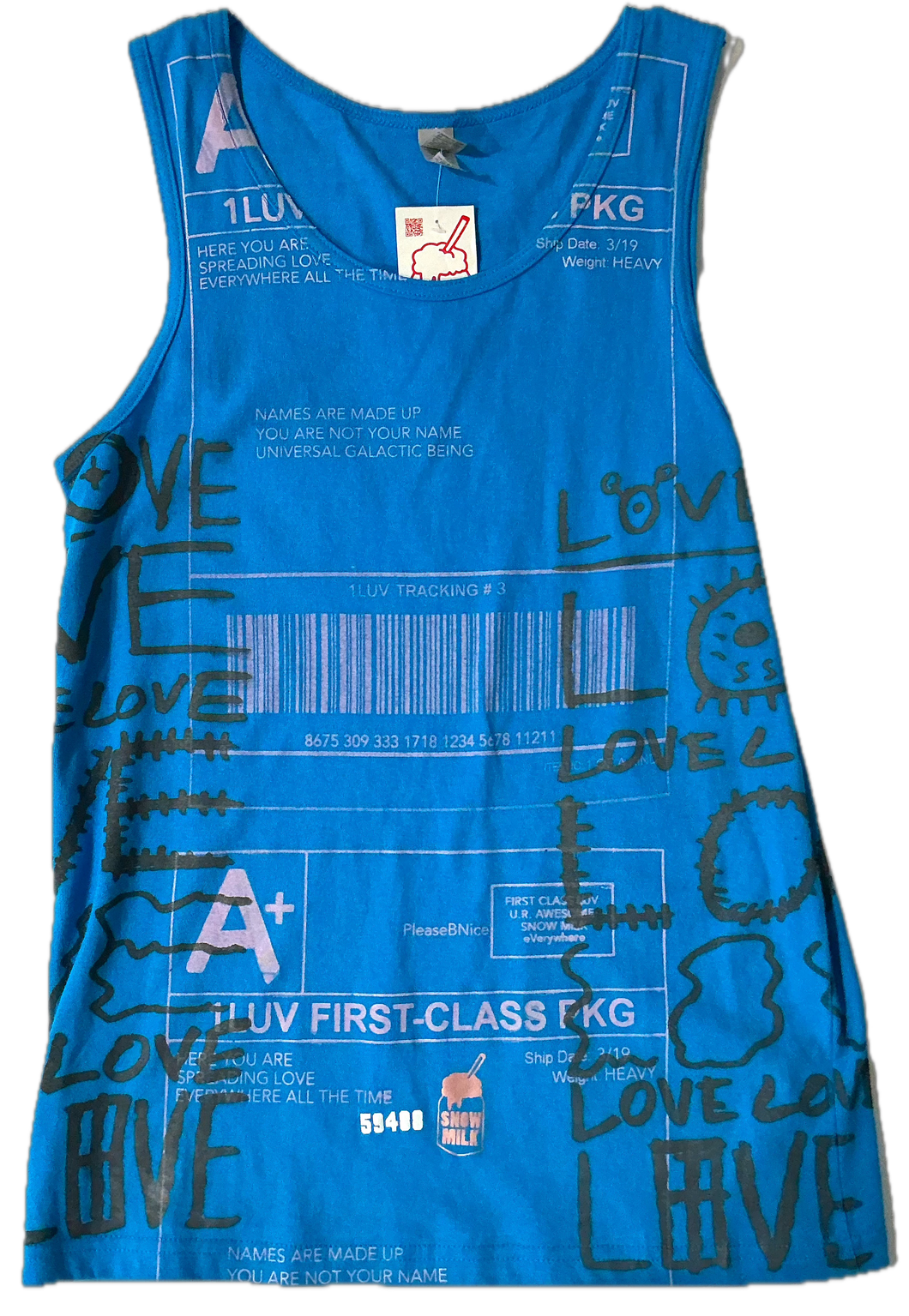 Love Love Love Tank Top (Size Petite Small)