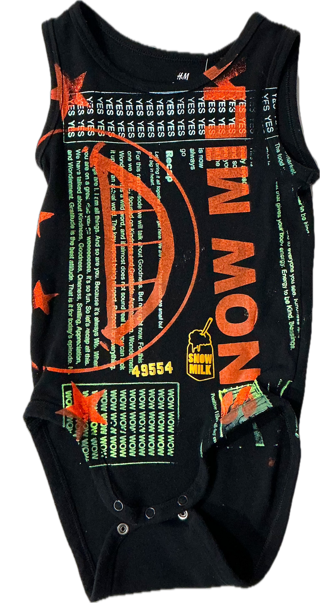 Snow Milk Kindness Kids Onesie (Size Kids T2)