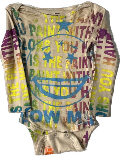Life Is The Painting You Paint Kids Onesie (Size Kids 24M)