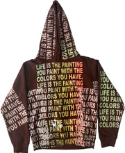 Load image into Gallery viewer, Life is The Painting You Paint Hoodie (Size Small)
